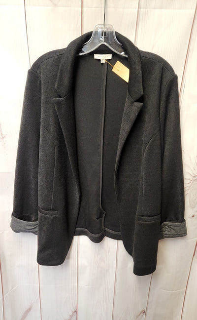 Skies are Blue Women's Size XL Black Cardigan