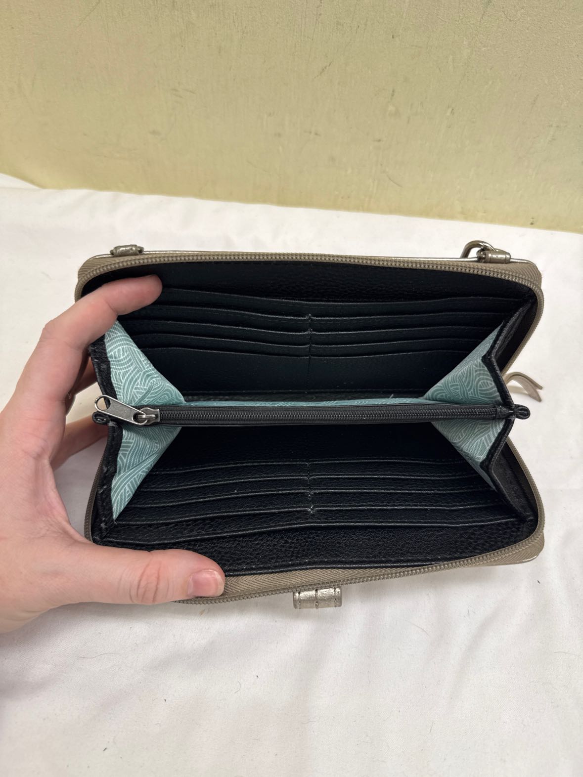 The Sak Gold Wristlet
