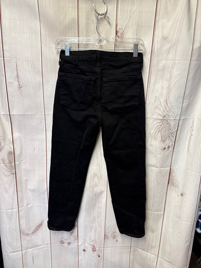 Universal Thread Women's Size 2 Short Black Jeans Mid Rise 80's Slim