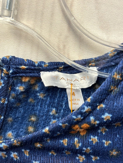 Tahari Girl's Size 4 Blue Dress
