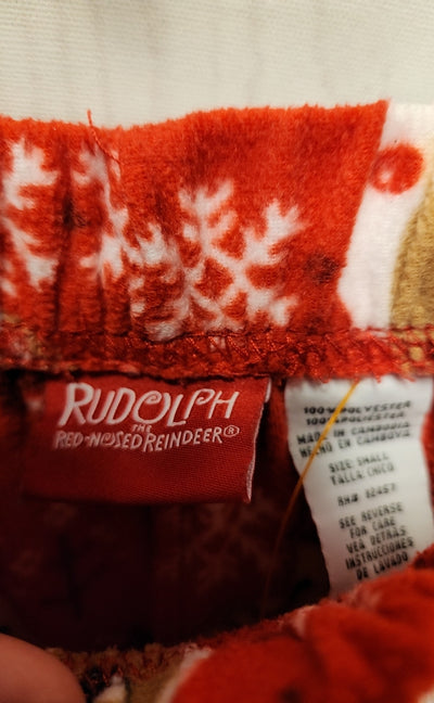 Rudolph Women's Size S Red Holiday PJ Bottoms