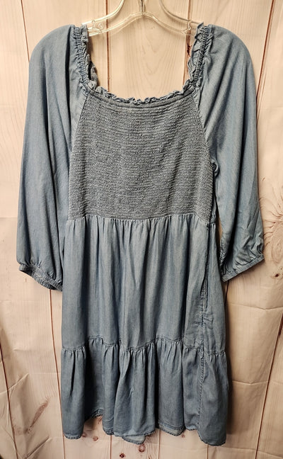 Beach Lunch Lounge Women's Size S Blue Dress