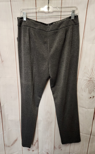 NWT Larry Levine Women's Size 10 Gray Pants