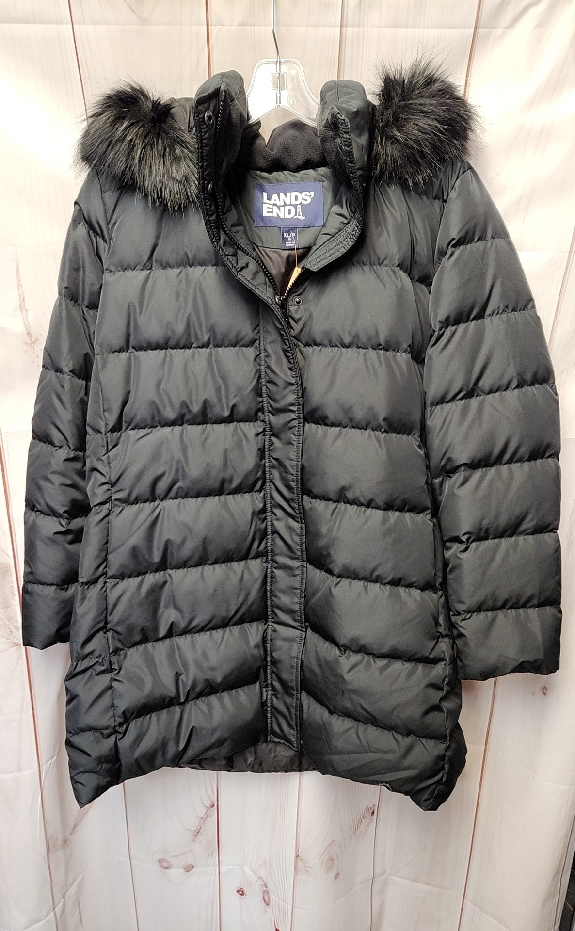 Lands End Women's Size XL Petite Black Jacket