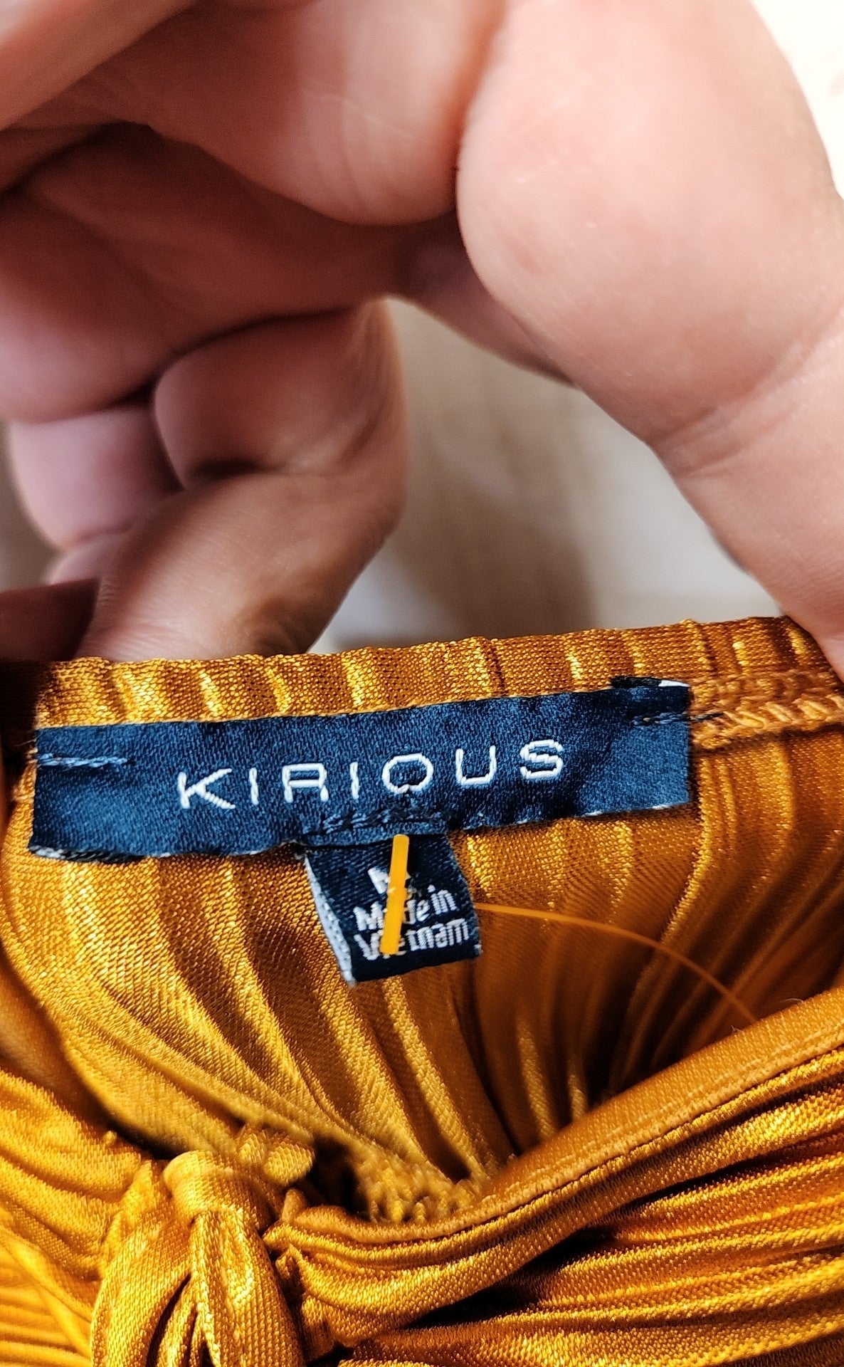 Kirious Women's Size M Orange Dress