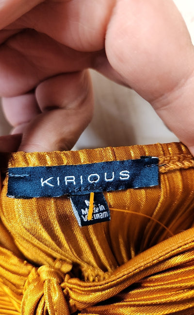 Kirious Women's Size M Orange Dress