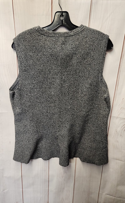 Ann Taylor Women's Size XL Gray Sleeveless Top