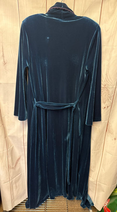 Diamond Tea Women's Size S Teal Robe