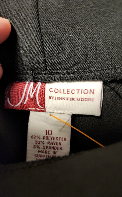 NWT JM Collection Women's Size 10 Black Pants