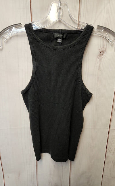 J Crew Women's Size XXS Black Sleeveless Top