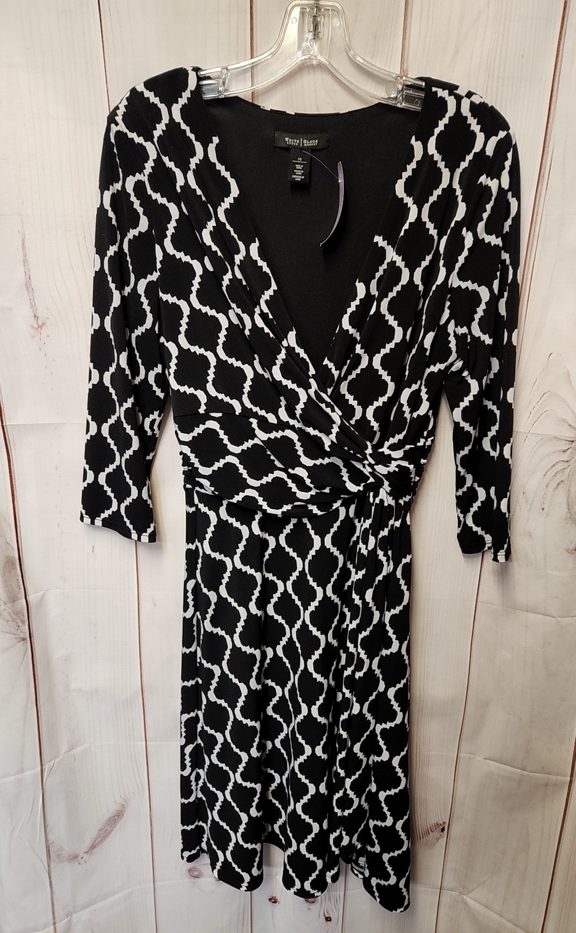 White House Black Market Women's Size 10 Black Dress