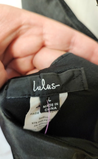 Lulus Women's Size L Black Dress
