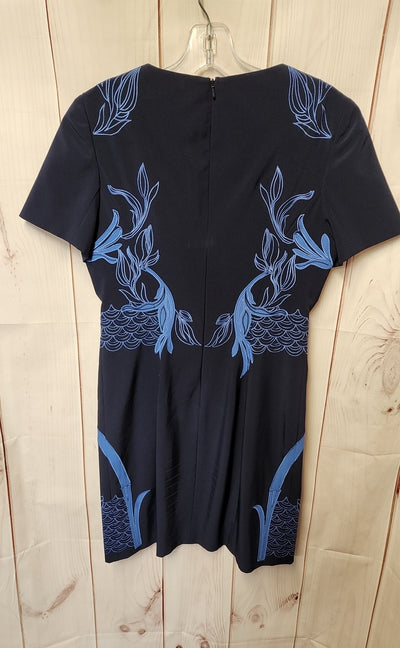Karen Millen Women's Size 6 Navy Floral Dress