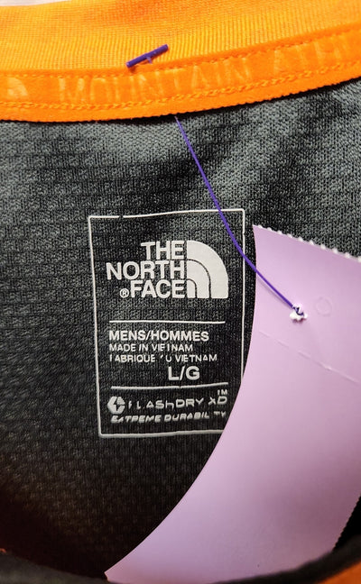 North Face Men's Size L Orange Shirt