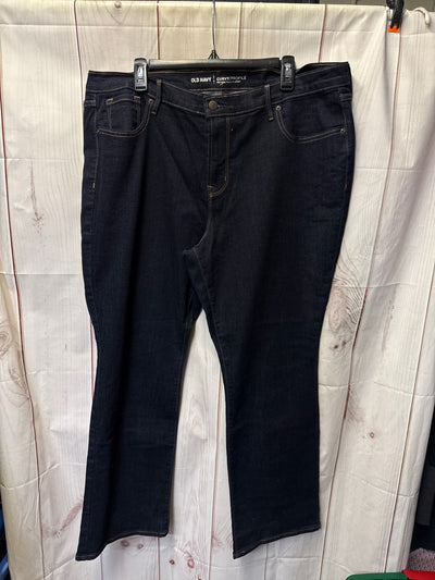 Old Navy Women's Size 34 (18/1X) Blue Jeans Mid Rise Curvy