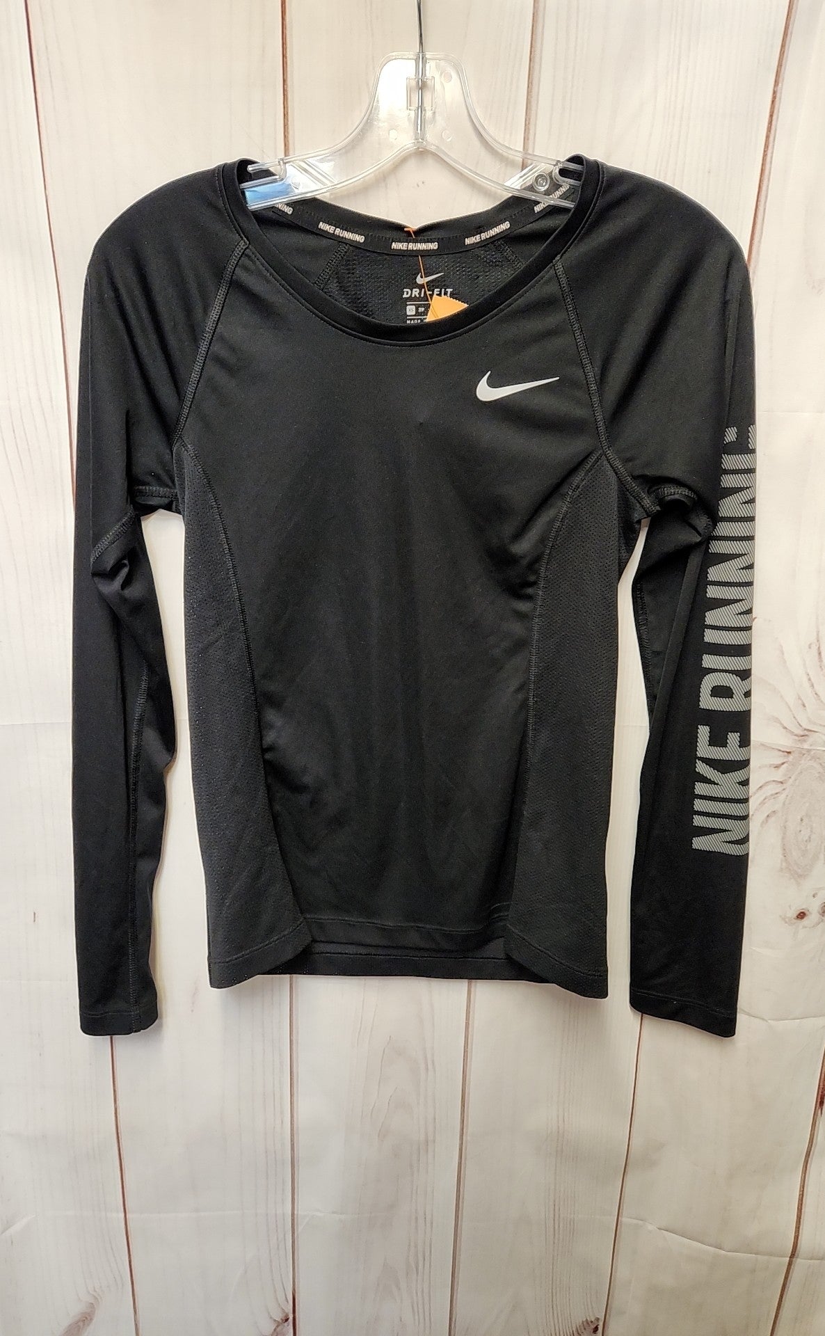 Nike Women's Size XS Black Long Sleeve Top