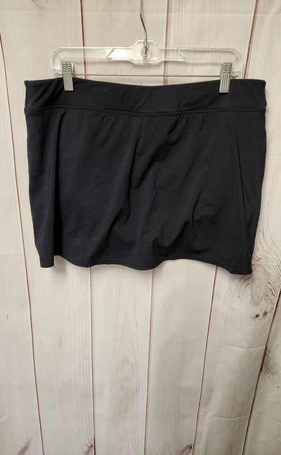 Lands End Women's Size 18 Black Swim Bottom