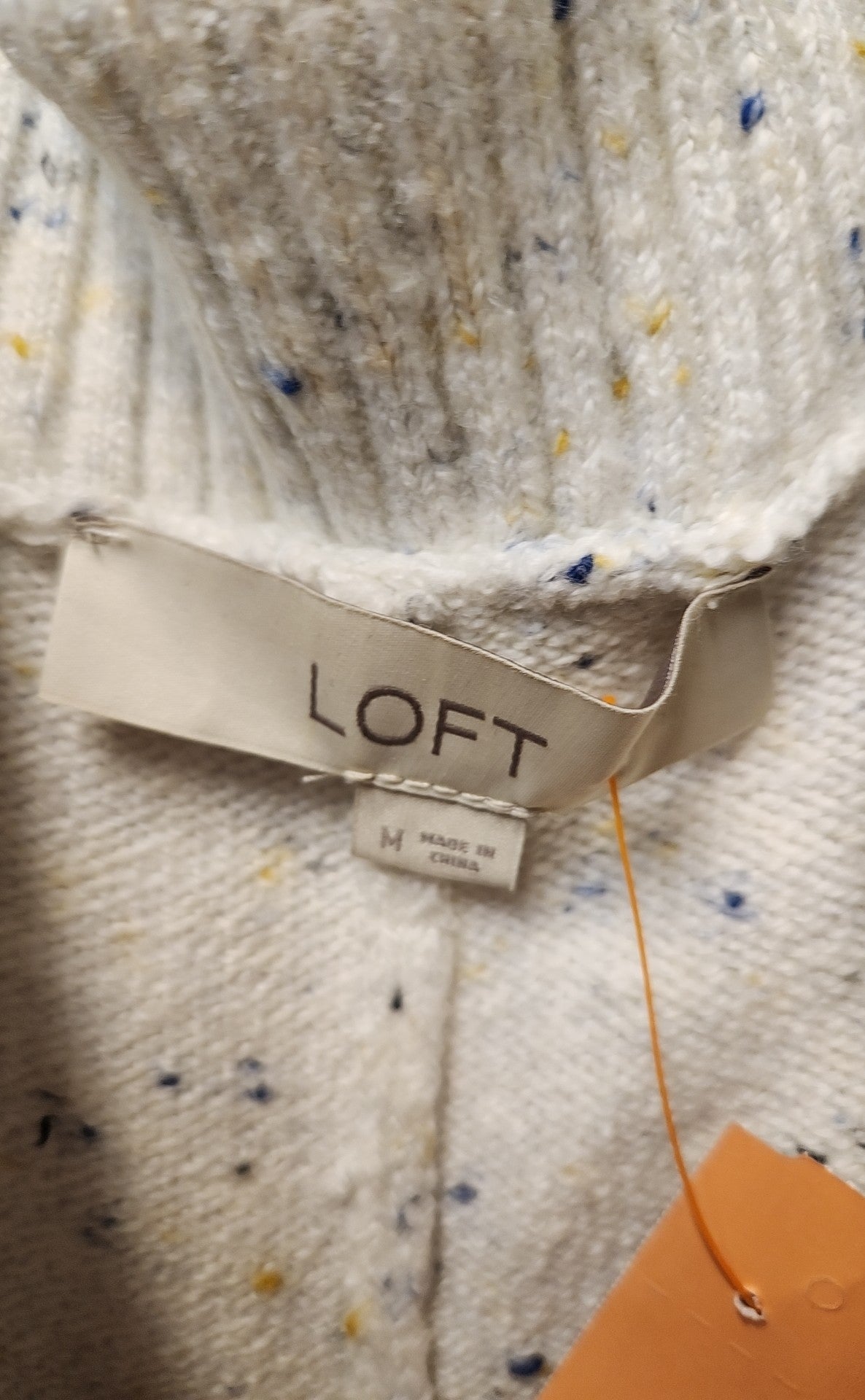 Loft Women's Size M White Sweater