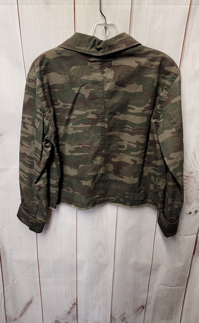 Sanctuary Women's Size S Green Camo Jacket