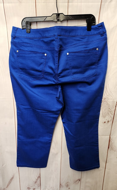 Chico's Women's Size 3 = US 16 Blue Pants