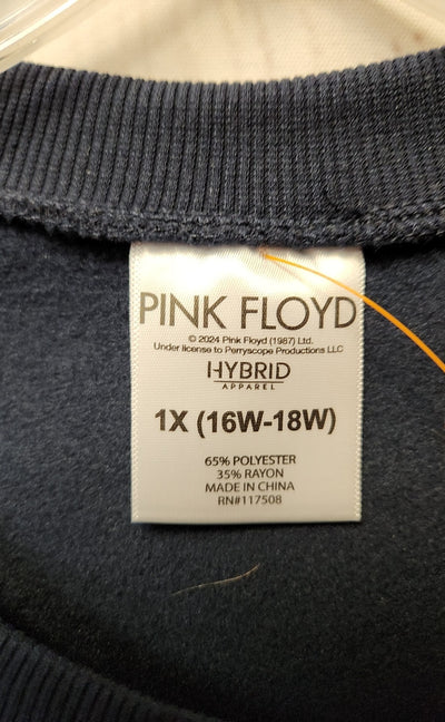 Pink Floyd Women's Size 1X Navy Sweatshirt