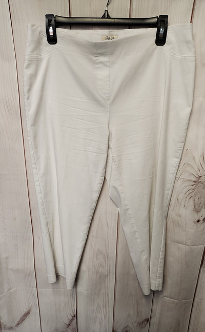Style & Co Women's Size L White Capris