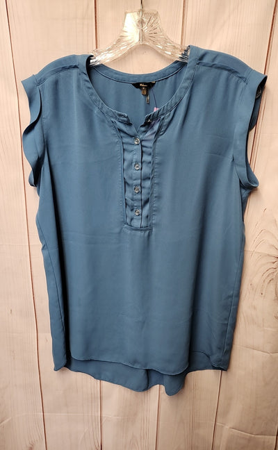 Milano Women's Size M Blue Sleeveless Top