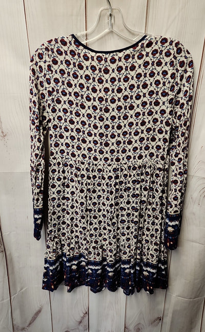 Sun & Shadow Women's Size S White & Red Floral Dress