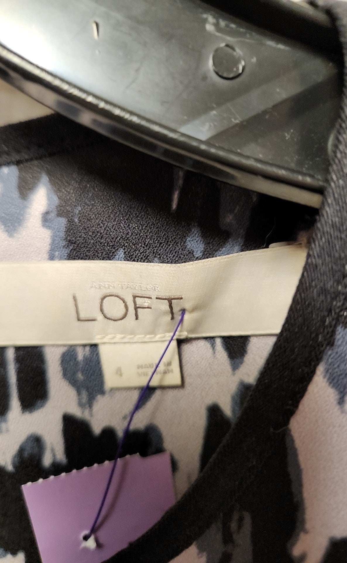 Loft Women's Size 4 Gray Dress