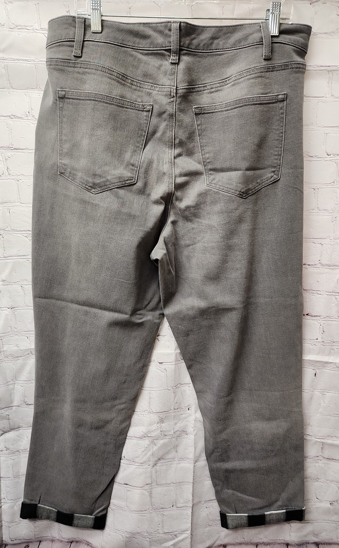 Talbots Women's Size 33 (15-16) Gray Jeans