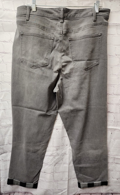 Talbots Women's Size 33 (15-16) Gray Jeans