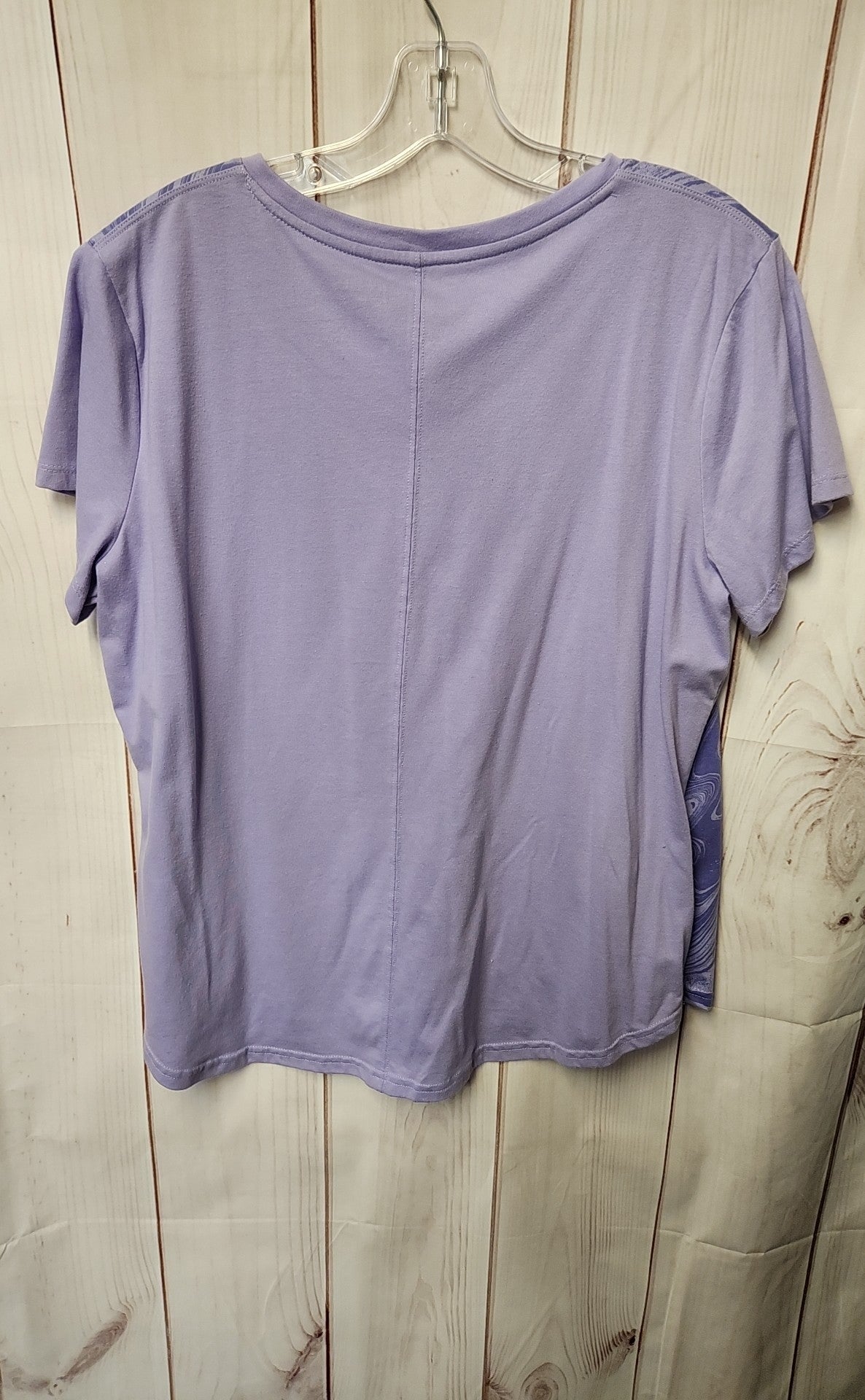 Tek Gear Women's Size XL Purple Short Sleeve Top