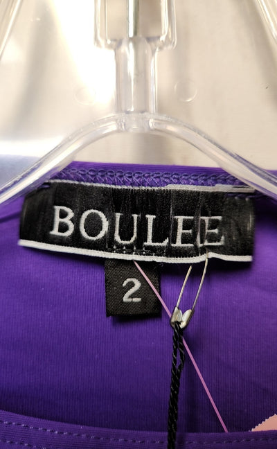 NWT Boulee Women's Size 2 Purple Dress