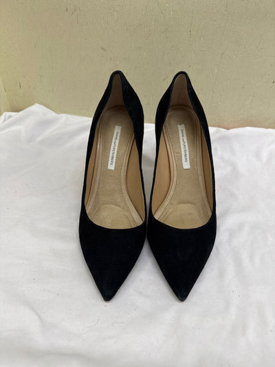 Diane VonFurstenberg Women's Size 10 Black Pumps Shoes