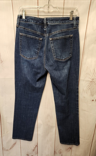 Talbots Women's Size 27 (3-4) Blue Jeans High Waist Modern Ankle