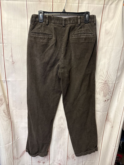 346 Brooks Men's Size 32x30 Brown Corduroy Pants