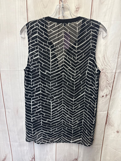 Danielrainn Women's Size M Black Sleeveless Top