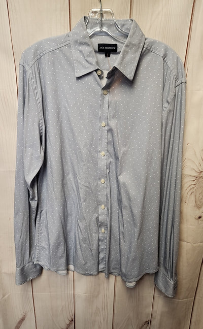 Jack Maverick Men's Size L Blue Shirt