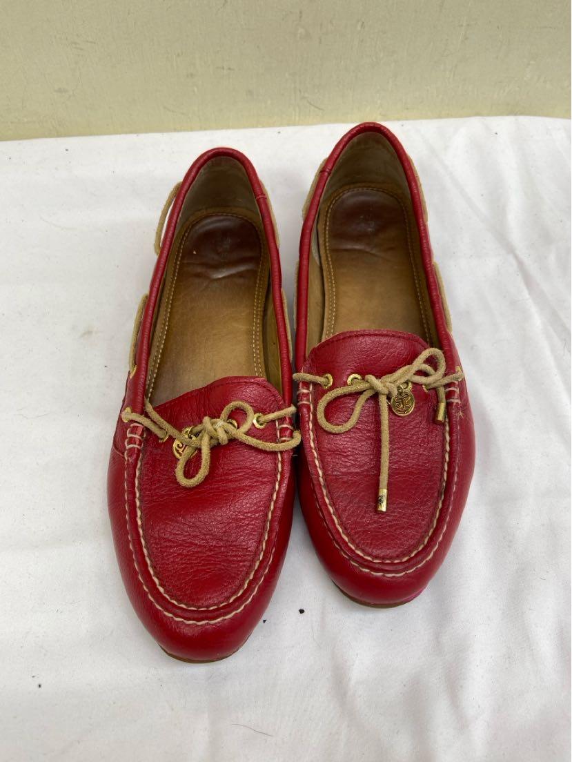 Sperry Women's Size 8-1/2 Red Leather Flats