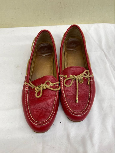 Sperry Women's Size 8-1/2 Red Leather Flats