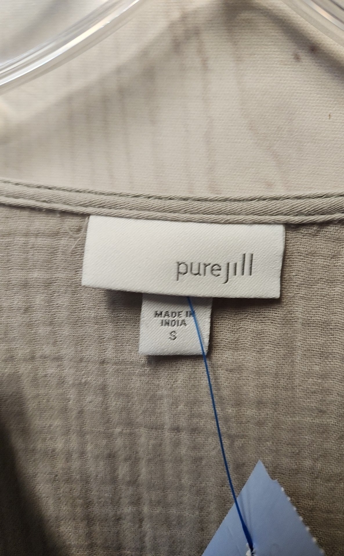 Pure Jill Women's Size S Gray Long Sleeve Top