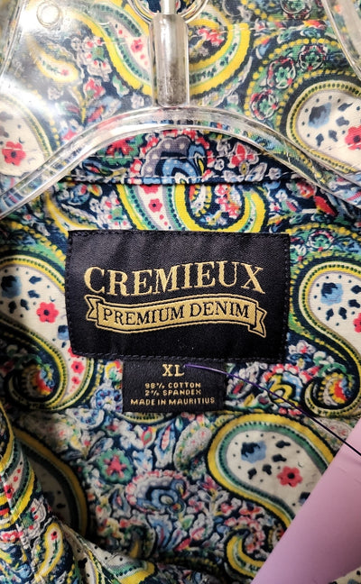 Cremieux Men's Size XL Green Shirt