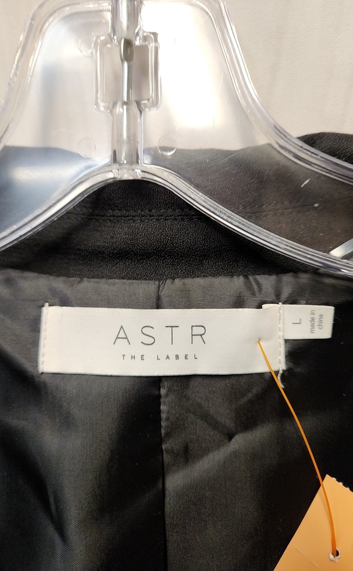 NWT Astr the Label Women's Size L Black Jacket