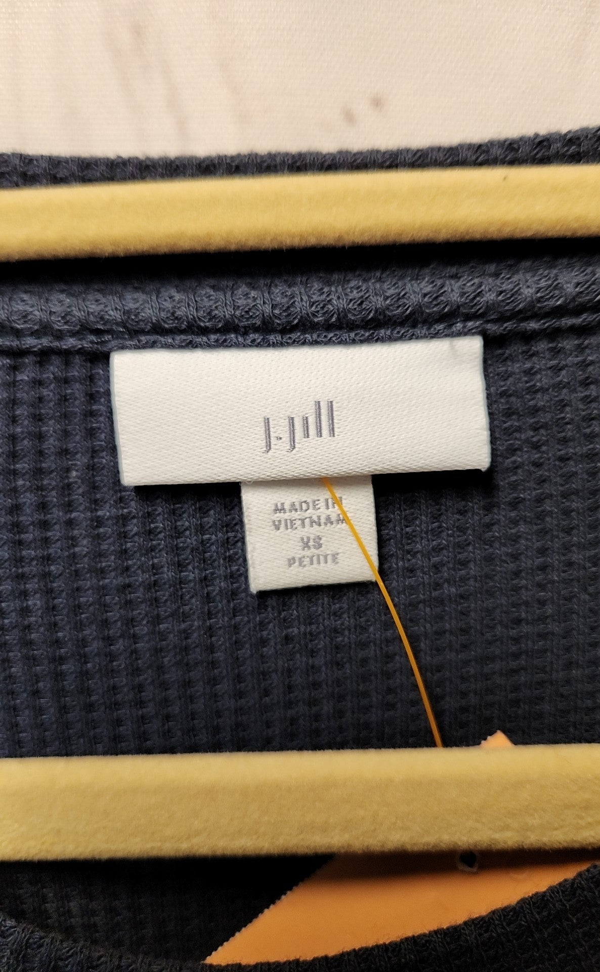 J Jill Women's Size XS Petite Navy Long Sleeve Top