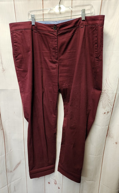 Talbots Women's Size 18 Purple Pants Weekend Chino