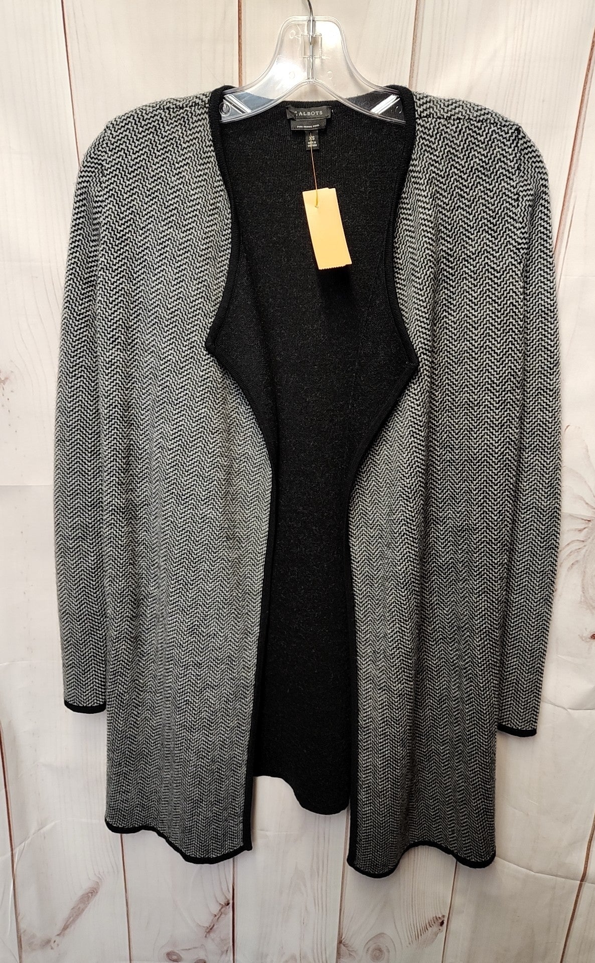 Talbots Women's Size XS Gray Cardigan