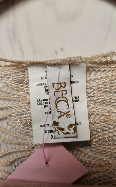 Becca Women's Size XS Beige Cover-Up