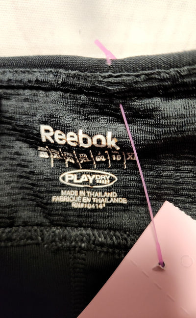 Reebok Women's Size XL Black Active Capris