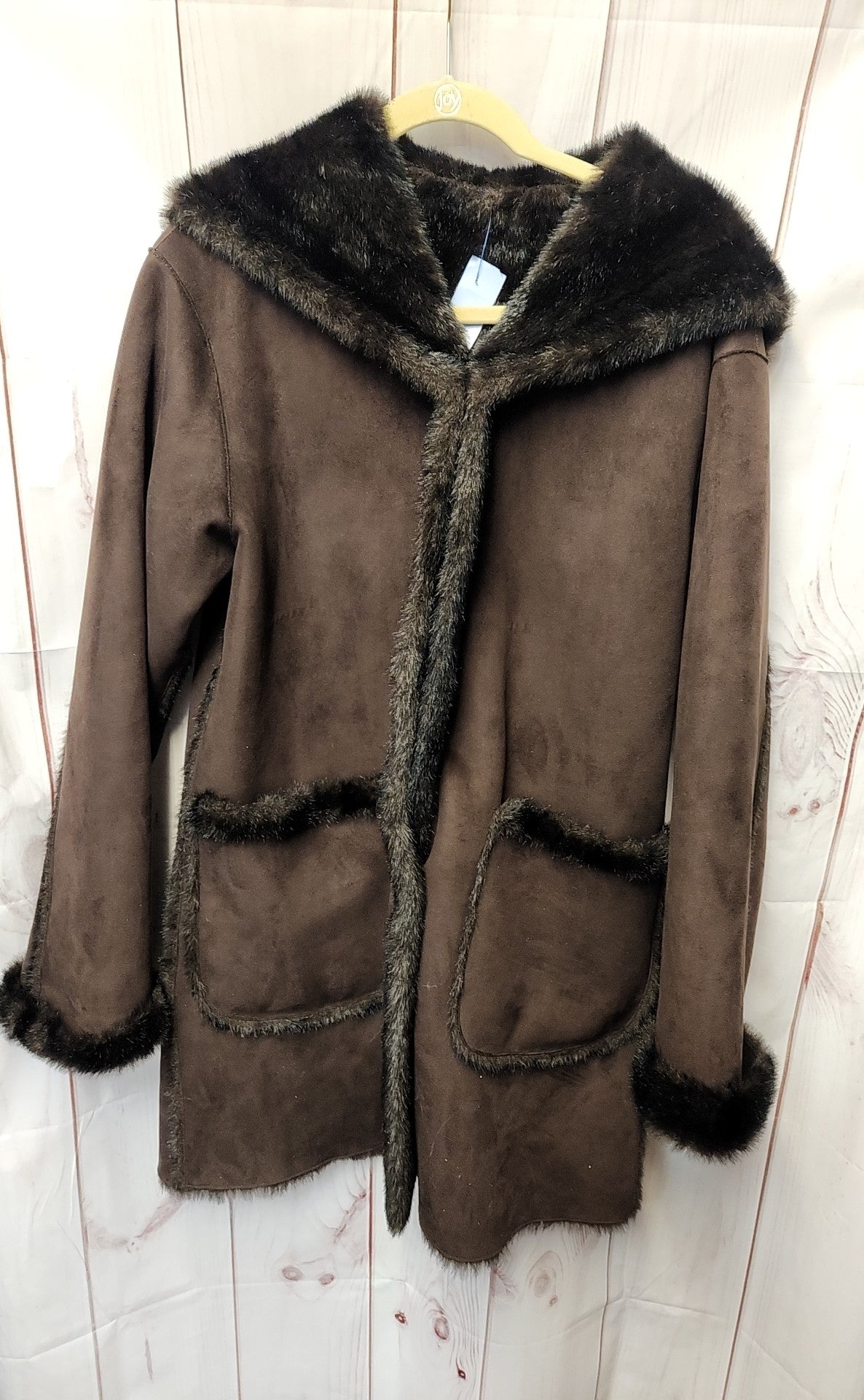 Jones New York Women's Size S Brown Coat