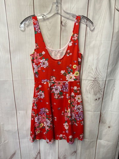 Divided Women's Size 6 Red Floral Dress